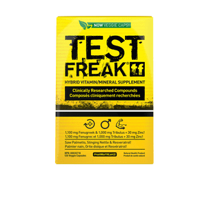 PharmaFreak Test Freak - 120CT - Canada - Hybrid Vitamin/Mineral Supplement and Test Booster - 120 Capsules - 30 Servings