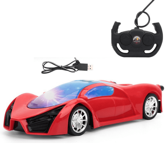 Remote Control Car, Rechargeable Drift RC Cars Toys for Kids,1/16 Scale High Speed Super Vehicle with Led Headlight, Racing Hobby Best Xmas Birthday Gift for Boys Girls, Red Ferrari