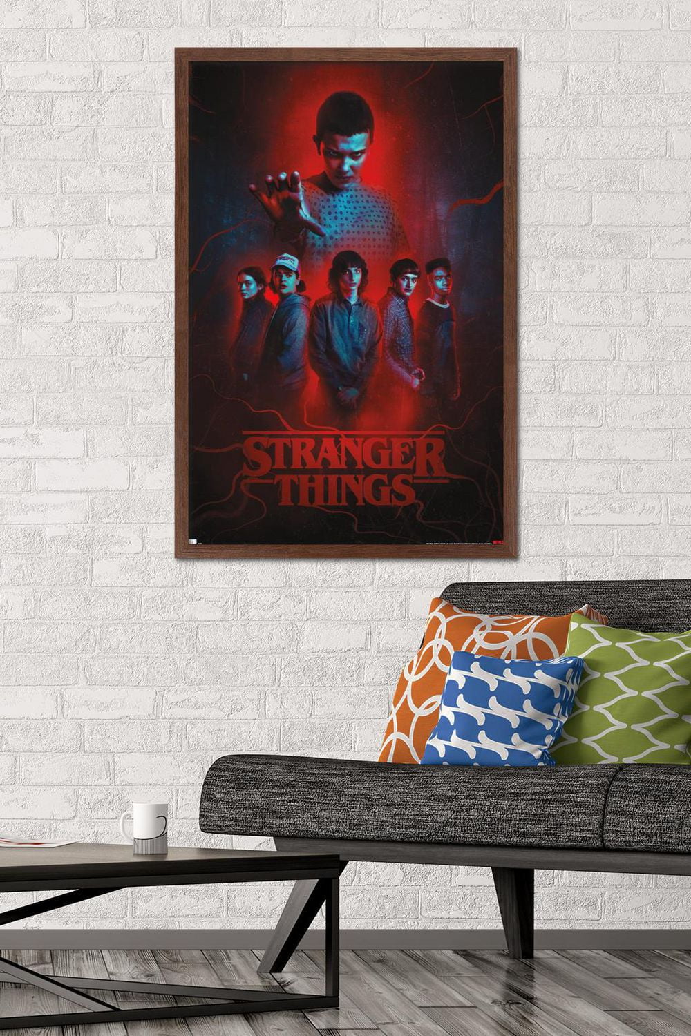 Netflix Stranger Things: Season 4 - Group Wall Poster, 22.375" x 34" Framed