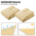 thumbnail image 3 of Yescom 2 Pack 20 Ft 97% UV Block Triangle Sun Shade Sail Canopy Outdoor Pool Cover Net, 3 of 10