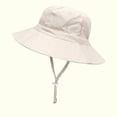 thumbnail image 2 of Toddler Baby Summer Sun Protection Fashion Solid Color Sun-Hat Cute Sunscreen Hat Cap, 2 of 12