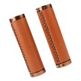 thumbnail image 4 of Double Locking Bike Handle Bar Grips Comfortable Handlebar Grip , Brown 1, 137mm, 4 of 6