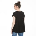 thumbnail image 3 of Paisley Sky Maternity Babydoll Tee, 3 of 6