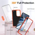 thumbnail image 4 of For Samsung Galaxy S26 5G 6.3" Phone Case with Built in Kickstand, Shockproof/Dustproof/Drop Proof Heavy Duty Military-Grade Rugged Protective Cover for Samsung Galaxy S26 5G,Orange,For Galaxy S26 5G, 4 of 8
