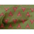 thumbnail image 4 of oneOone Cotton Poplin Fabric Floral Block Printed Craft Fabric BTY 56 Inch Wide, 4 of 4