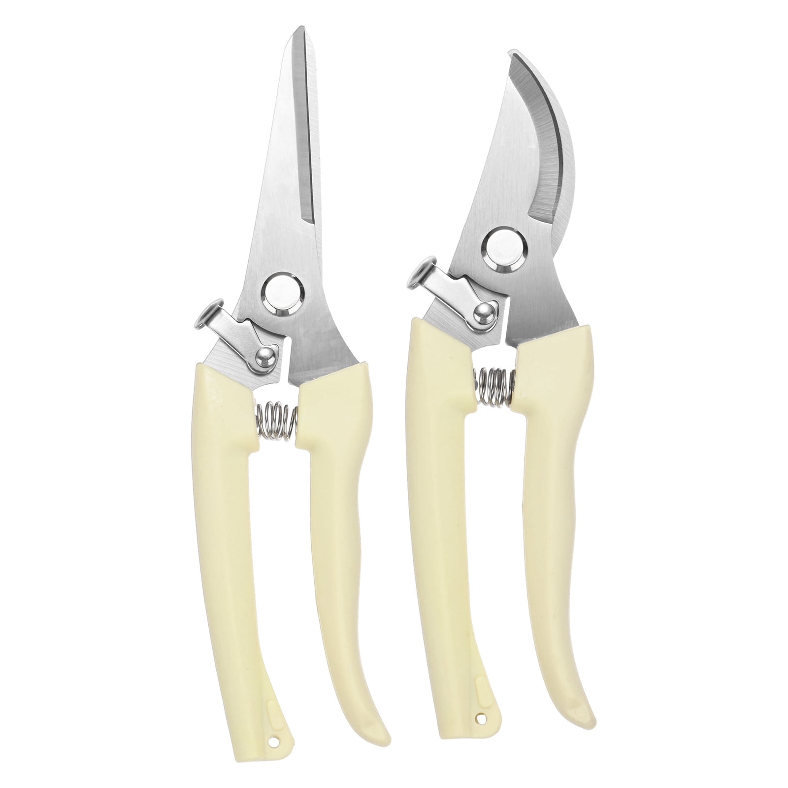Uxcell 4-Pack Bypass Pruning Shears for Garden, 6.6 Inch Stainless Steel Scissors