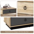thumbnail image 3 of Costway Commode Double à 6 Tiroirs Tour de Rangement pour Chambre Couloir Entrée, 3 of 10