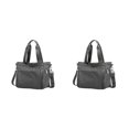 thumbnail image 2 of Wweixi 1/2/3 Sac Fourre-Tout Durable pour Femmes - Imperméable et Résistant à l'Usure, Multiples Poches Gris 2 Pcs, 2 of 6