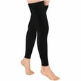 thumbnail image 2 of 20 Bas de Compression Noirs 30 mmHg, Bas de Compression Sans Pieds pour Femmes et Hommes, 2 of 4