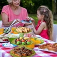 thumbnail image 4 of Baking Trays & Trays Party Tray 3 Tier Elegant Serving Tray With Minimal Storage Foldable Design For Sandwiches Cakes Cheese Meat, 4 of 8