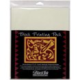 thumbnail image 1 of Black Ink Block Printing Paper Pack-White 9"X12" 25/Pkg - AP-200, 1 of 4