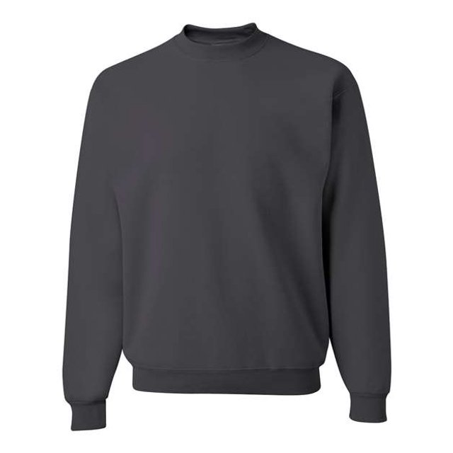 Jerzees Chandail Molletonné à Col Rond NuBlend pour Adulte, 4X, Gris Anthracite
