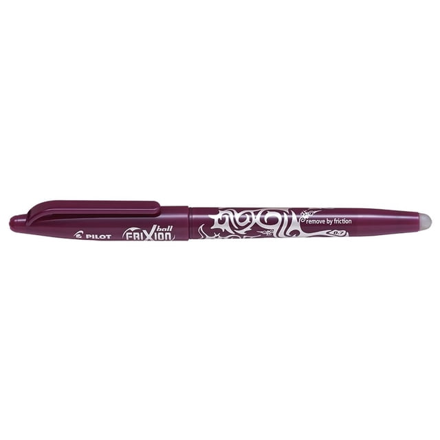 Pilot Stylo à Bille Roulante Gel Effaçable FriXion Ball, 0,7 mm, Encre Noire, 1 Unité