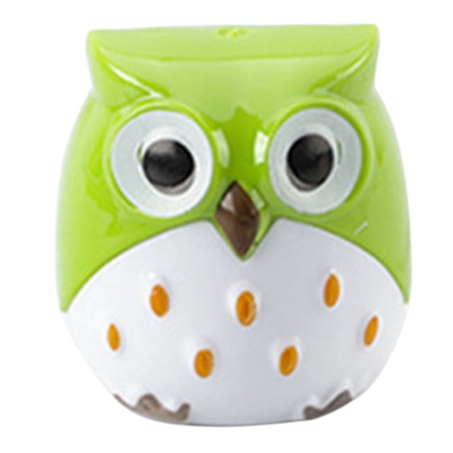 Cute Lovely Owl Plastic Pencil Sharpener Creative Stationery For School Kids