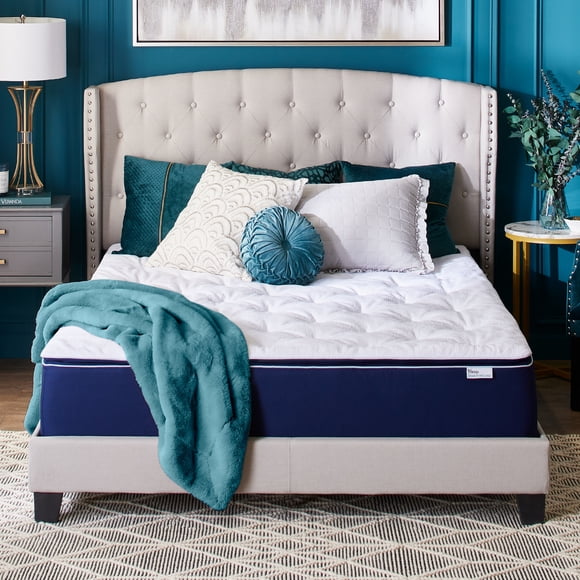 Sleep Innovations Skyler Gel Memory Foam Mattress, Full, 12-inch, Plush Pillow Top