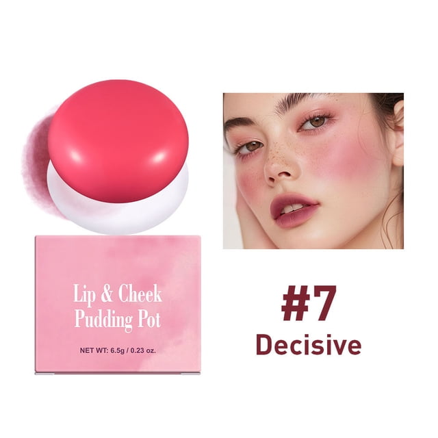 RKSTN Colorful Blusher Beauty & Personal Care Blush Sandwich Blush Sticklips and Cheeksnatural Makeup Holding Highlighting Gradual Rouge Blush Balm