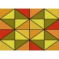 thumbnail image 1 of Ahgly Company Machine Washable Indoor Rectangle Transitional Mahogany Brown Area Rugs, 2' x 4', 1 of 7