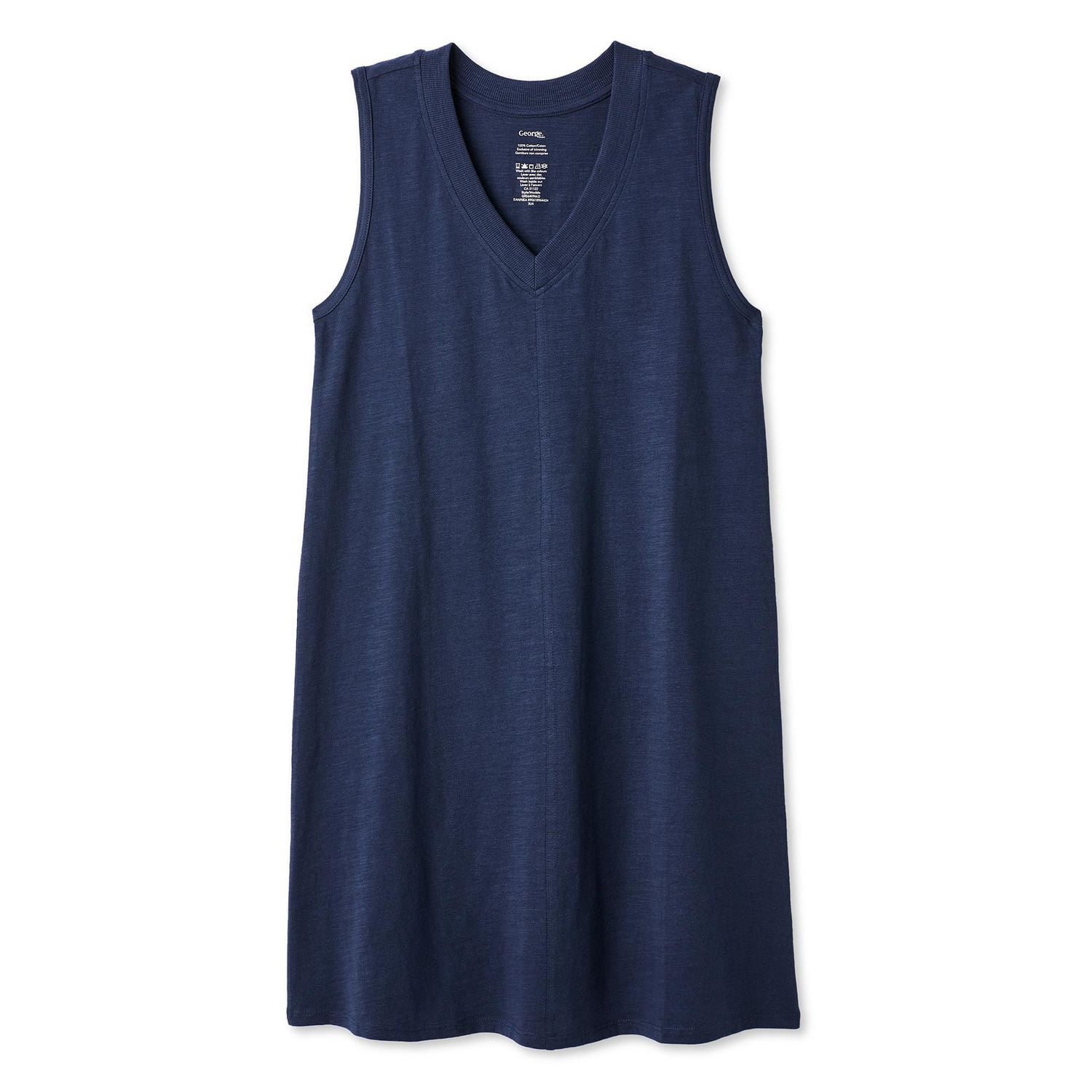 Robe débardeur en tricot jersey flammé George pour femmes