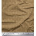 thumbnail image 1 of Soimoi Brown Heavy Canvas Fabric Geometrical Star Geometric Decor Fabric Printed Yard 58 Inch Wide, 1 of 5