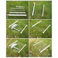 thumbnail image 3 of Folding Campfire Grill Stainless Steel Multifunction Camping Grill Rack Charcoal BBQ Rack Charcoal Assembly Barbecue Tools, 3 of 10