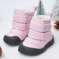 thumbnail image 2 of MIASHUI Kids Boots Winter Girls Boys Outdoor Shoes Hook Loop Snow Boots,Pink,3.5-4 Years, 2 of 7
