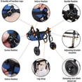 thumbnail image 2 of JFBUJC Small Dog Wheel-Chair for Back Legs, Walking Assistance for Disabled Dog, Wheel Chair Hind Limb Hind Back Leg Disabled Dog Mobility Aid Trolley, 2 of 5