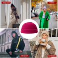thumbnail image 3 of EIMELI Beanie Wool Fashion Keep Warm Fleeced Hat Multipurpose Winter Breathable Sports Caps, 3 of 6