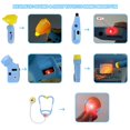 thumbnail image 2 of 35 Pack Kids Dentist Surgeon Vet Medical Kit With Light And Sound Blue, 2 of 5