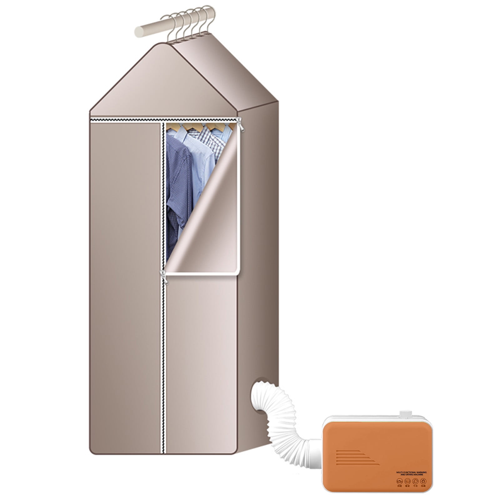 Clothes Dryer Rack Clothes Dryer Rack,Portable Dryer, Mini 800W High Power Clothes Dryer Machine,Portable Dryer for Apartments,with Foldable Dryer Shelf, for Apartment, Indoor, Laundry Room,Travel