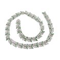 thumbnail image 3 of Rhinestone Chain Trim, Decoration 1 Yard 2.3cm Leaf Shape Gift  Rhinestone Chain  For Earring Belt Red,Green,Champagne,Royal Blue, 3 of 8