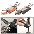 thumbnail image 4 of LJNYFDC Trousse d'Outils de Réparation pour Vélo de Montagne Trousse d'Outils de Bicyclette 21 en 1 Multitool Conception Pliable Entretien d'Urgence Clé Tournevis Outil de Réparation de Bicyclette Portable, 4 of 5