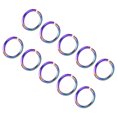 thumbnail image 2 of FRCOLOR Open Jump Ring Stainless Steel Open Jump Rings for Jewelry Making Multi Color 100 Pieces,0.24"X0.24"X0.03", 2 of 5