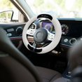 thumbnail image 4 of BotaniNest Elastic Long Microfiber Steering Wheel Cover For Winter Warm Steering Wheel Warm Cover Universal 15 Inches Slip Odorless, 4 of 6