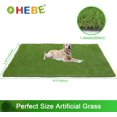 thumbnail image 2 of Artificial Grass Rug Outdoor Doormats 40"x59" Fake Grass Artificial Turf Mat Turf Rugs with Drainage Hole 1.4in High Pile Patch Carpet for Dogs Garden Lawn Patio Balcony Landscape, 2 of 15