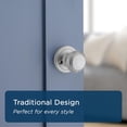 thumbnail image 4 of Troy Matte Front Door Knob with Lock and Key Exterior/Interior Door Handles with Lock Keyed Entry Door Knobs for Front Door Bedroom Bathroom & Office Traditional Home Décor, 4 of 9