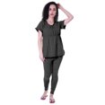 thumbnail image 1 of Moomaya Ensemble de Nuit pour Femmes Pyjama en Coton Tenue de Sommeil 2 Pcs Chemises de Nuit, 1 of 7