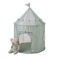 thumbnail image 2 of 3 Sprouts Kids Play Tent Playhouse Castle with Recycled Fabric for Indoor and Outdoor Games in Green, 2 of 10