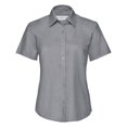 thumbnail image 1 of Russell Collection Ladies/Womens Short Sleeve Easy Care Oxford Shirt, 1 of 2