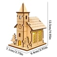 thumbnail image 3 of Light-Up Handmade Wooden Christmas Village Houses For Crafts, 3 of 5