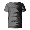 thumbnail image 5 of Qertyioot T-shirt à Manches Courtes Imprimé pour Hommes Col Rond Mode Décontractée Manches Courtes Liquidation, 5 of 5
