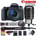 thumbnail image 1 of Canon EOS 77D DSLR Camera +18-135mm USM Lens (Intl Model) (1892C002) W/Bag, Extr, 1 of 6