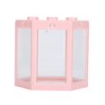 thumbnail image 2 of Hex Fish Tank, Lightweight and Portable Small Fish Tank Withstand 100 Kg Desktop Fish Tank Transparent Design Clearly See Fish for Office Landscaping Decorations, 2 of 7