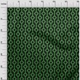 thumbnail image 3 of oneOone Rayon Green Fabric Geometric Dress Material Fabric Print Fabric By The Yard 56 Inch Wide, 3 of 4