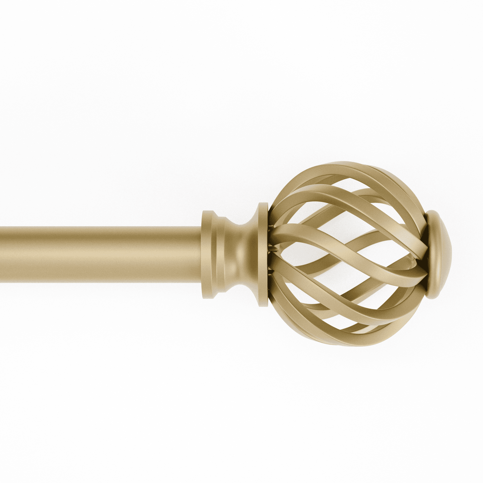 Tringle à rideaux réglable Mainstays cage de tordue or de 1,9 cm, (76 cm à 213 cm)