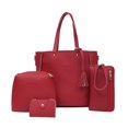 thumbnail image 2 of Kcodviy Ensemble de Quatre Sacs à Main Épaule Magasinage Sacs Fourre-Tout Quatre Pièces Fourre-Tout Sacs à Roulettes Sac Sac Bandoulière Portefeuille Sacs Mignons Sacs Fourre-Tout Rd, 2 of 7