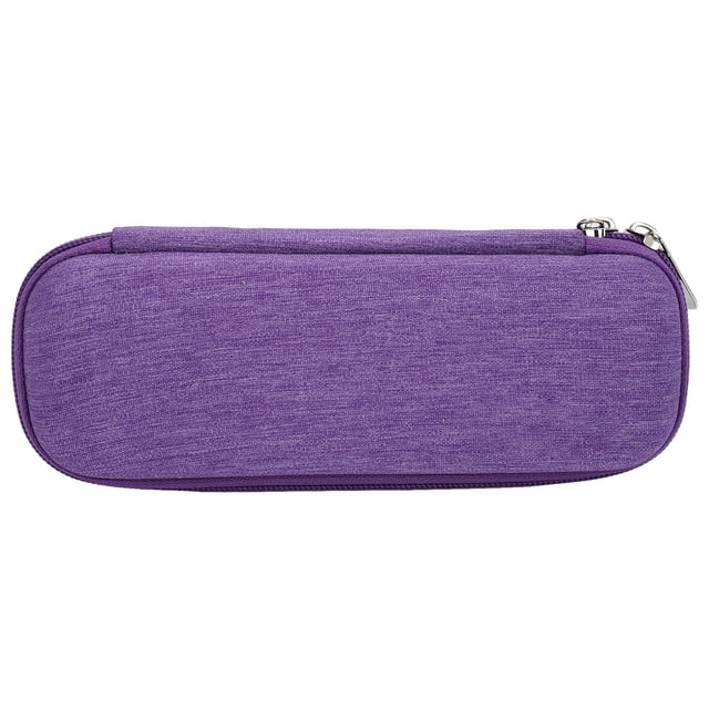 Étui de Voyage pour Diabète, Sac Réfrigérateur Multifonction Refroidisseur d'Insuline Design à Fermeture Éclair Simple Portable Multi-Couches pour Fournitures de Diabète pour Stylos à Insuline Violet
