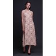 thumbnail image 4 of Bimba Robe de Plage d'Été pour Femmes, Dos Nu, Col Licou, à Imprimé de Feuilles - X-Grand, 4 of 6