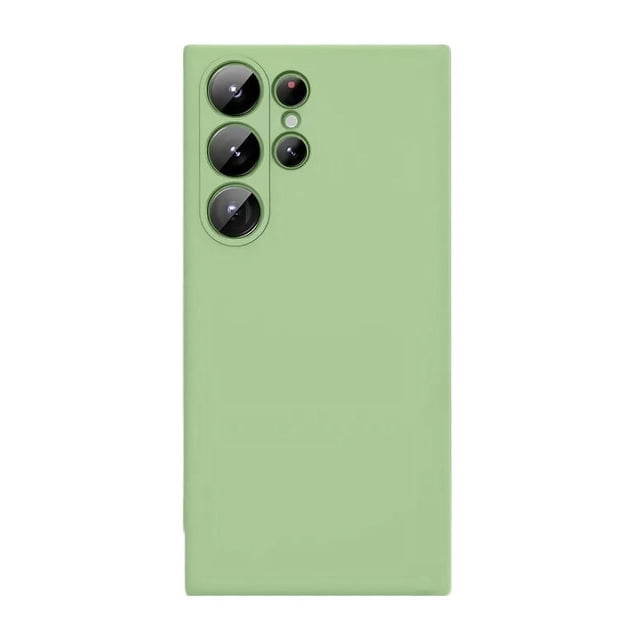 PANDACO Étui Coquille Souple Mat Matcha pour Samsung Galaxy S24 Ultra