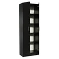 thumbnail image 5 of Madesa Modern Pantry Storage Cabinet Armoire Closet with 2 Doors and 5 Utility Shelves 23"L Wooden Organization Unit for Bedroom, Office, Laundry Room, Kitchen, and Garage - Black, 5 of 5