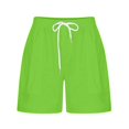 thumbnail image 3 of Birdeem Womens Solid Casual Loose Pockets Drawstring Short Pants, 3 of 12